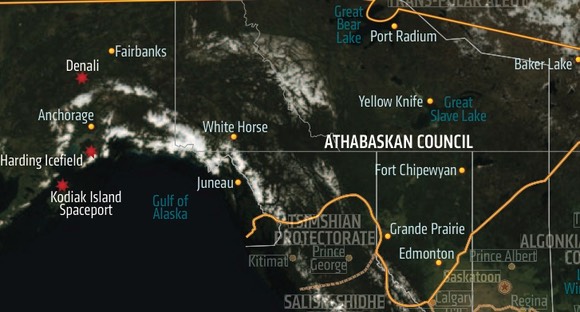 Athabaskan Counsil Map